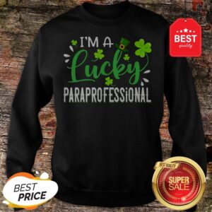 Alternative view of I’m Lucky Paraprofessional Shamrock Top Hat St Patrick’s Day T-Shirt