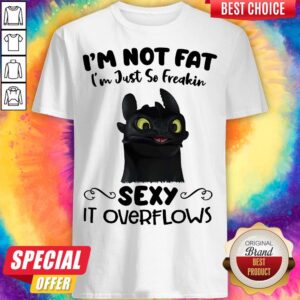 I'm Not Fat I'm Just So Freakin Sexy It Overflows Toothless Dragon Shirt