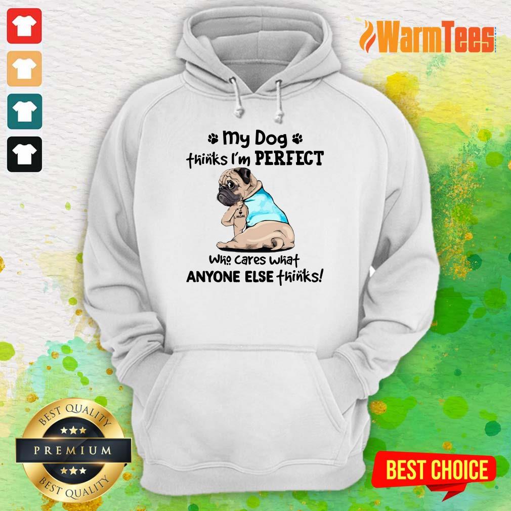 I’m Perfect Pug I Love Mom Tattoos Shirt - Image 4
