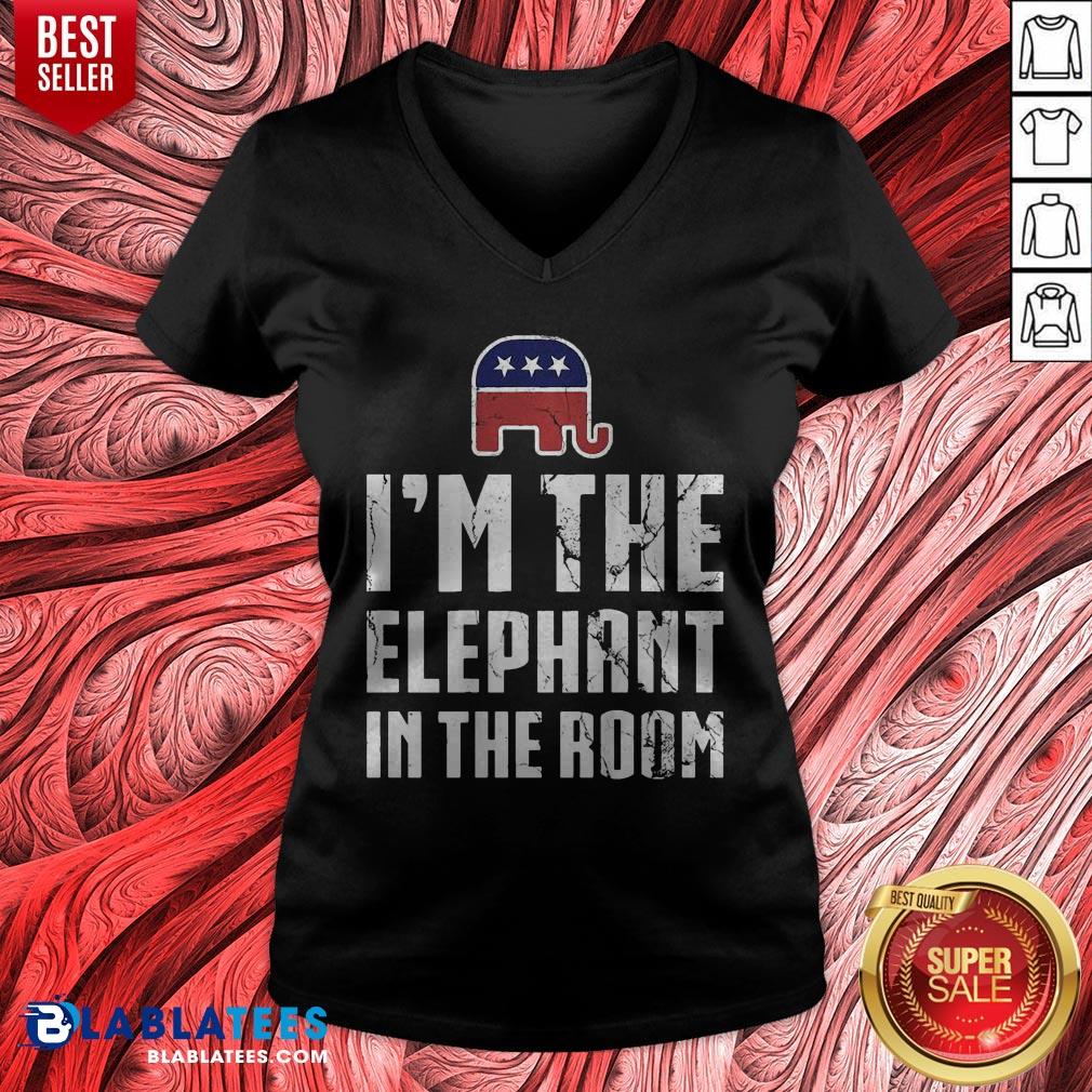 I’m The Elephant In The Room Republican Conservative Pride T-Shirt - Image 5