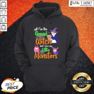 Alternative view of I’m The Grand Witch And I Love My Little Monsters Halloween Shirt