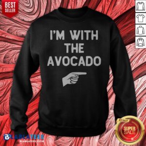 Alternative view of I'm With The Avocado Costume Halloween Matching Shirt