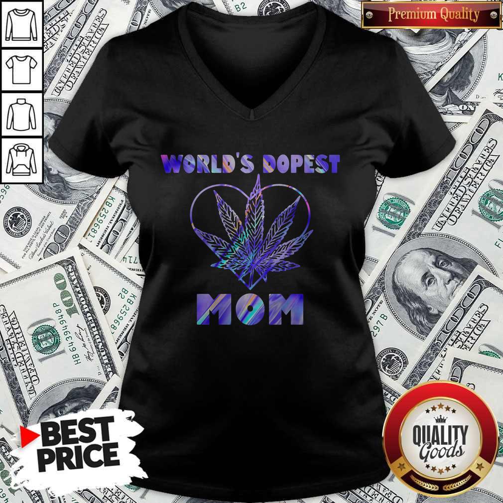 Important Cannabis Worlds Dopest Mom Shirt - Image 2