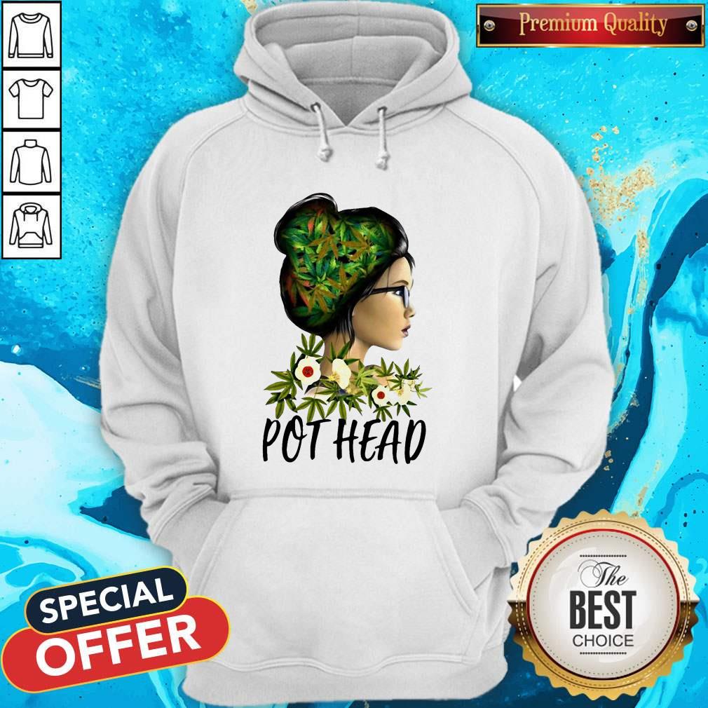 Important Weed Girl Pot Head Marijuana Cannabis Shirt - Image 5