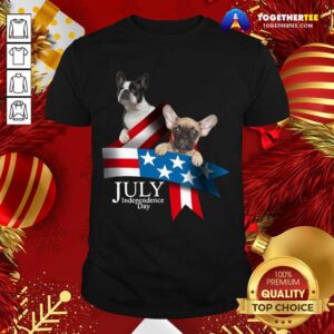 Cute French Bulldog 4 Of July Independence Day American Flag Shirt