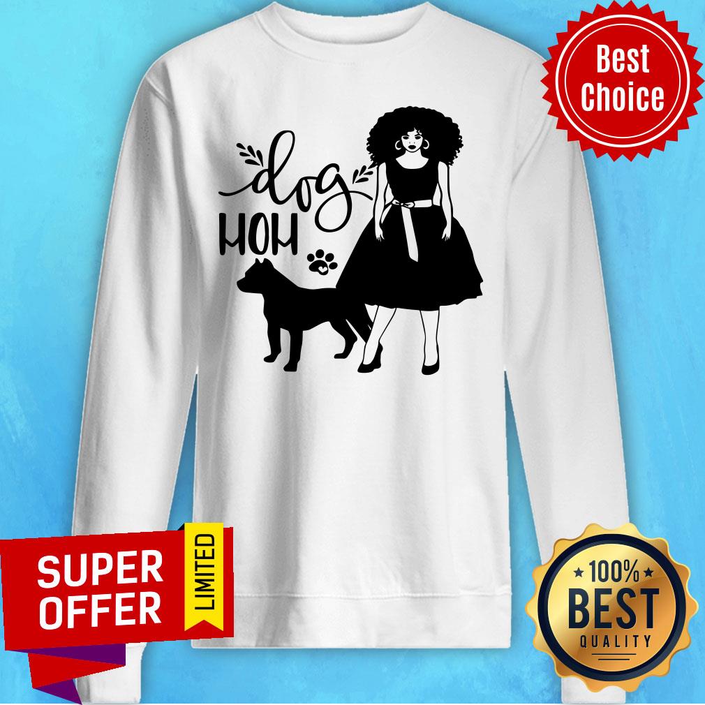 Premium Mom Dog Cute Pitbull Cute Girl Shirt - Image 4
