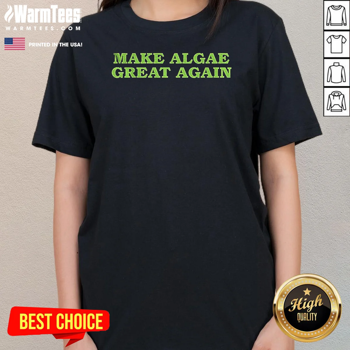 Awesome Make Algae Great Again Team Algae Shirt - Image 2
