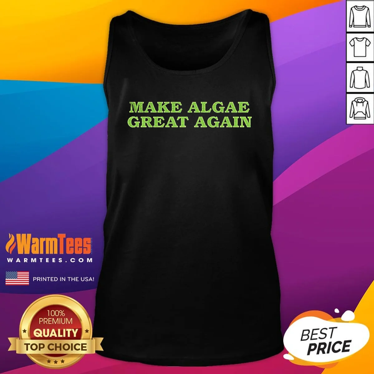 Awesome Make Algae Great Again Team Algae Shirt - Image 5