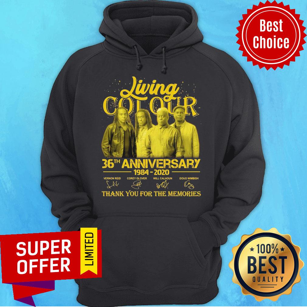 Living Cot Our 36th Anniversary 1984 2020 Thank You For The Memories Signatures Shirt - Image 3
