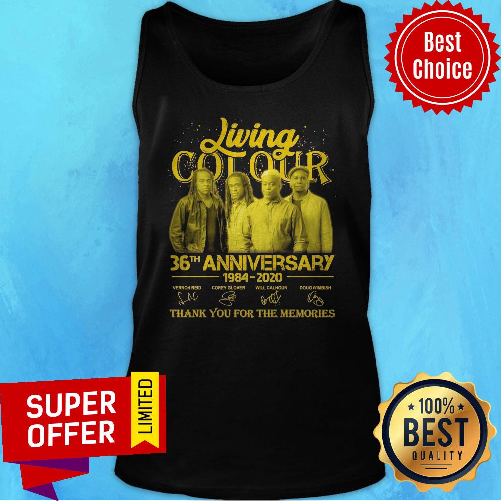 Living Cot Our 36th Anniversary 1984 2020 Thank You For The Memories Signatures Shirt - Image 5