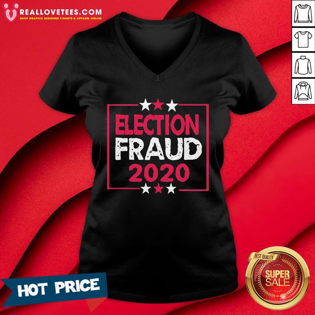 Vip ElectionElection Fraud 2020 Stars Election Shirt - Image 5