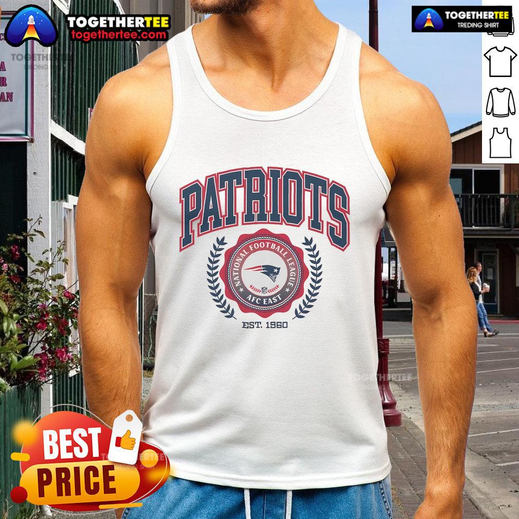Nice New England Patriots Team Crest Est 1960 T-Shirt - Image 4