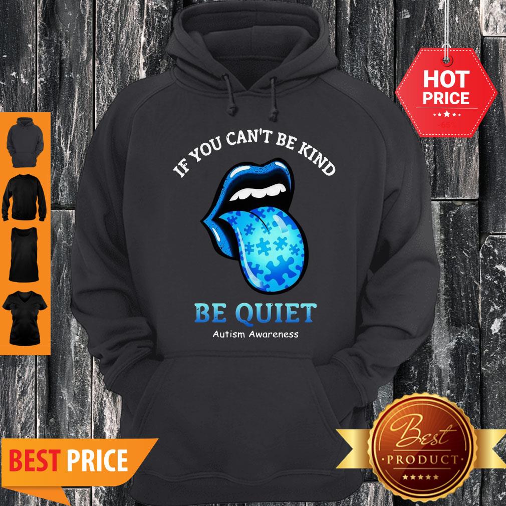 The Rolling Stones If You Can’t Be Kind Be Quiet Autism Awareness Shirt - Image 2