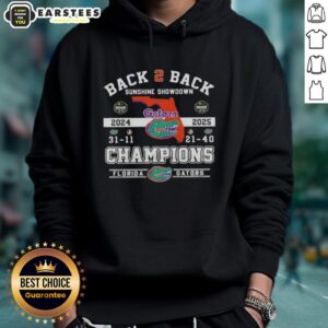 Alternative view of Awesome Back To Back Sunshine Showdown Champions Florida Gators T-Shirt