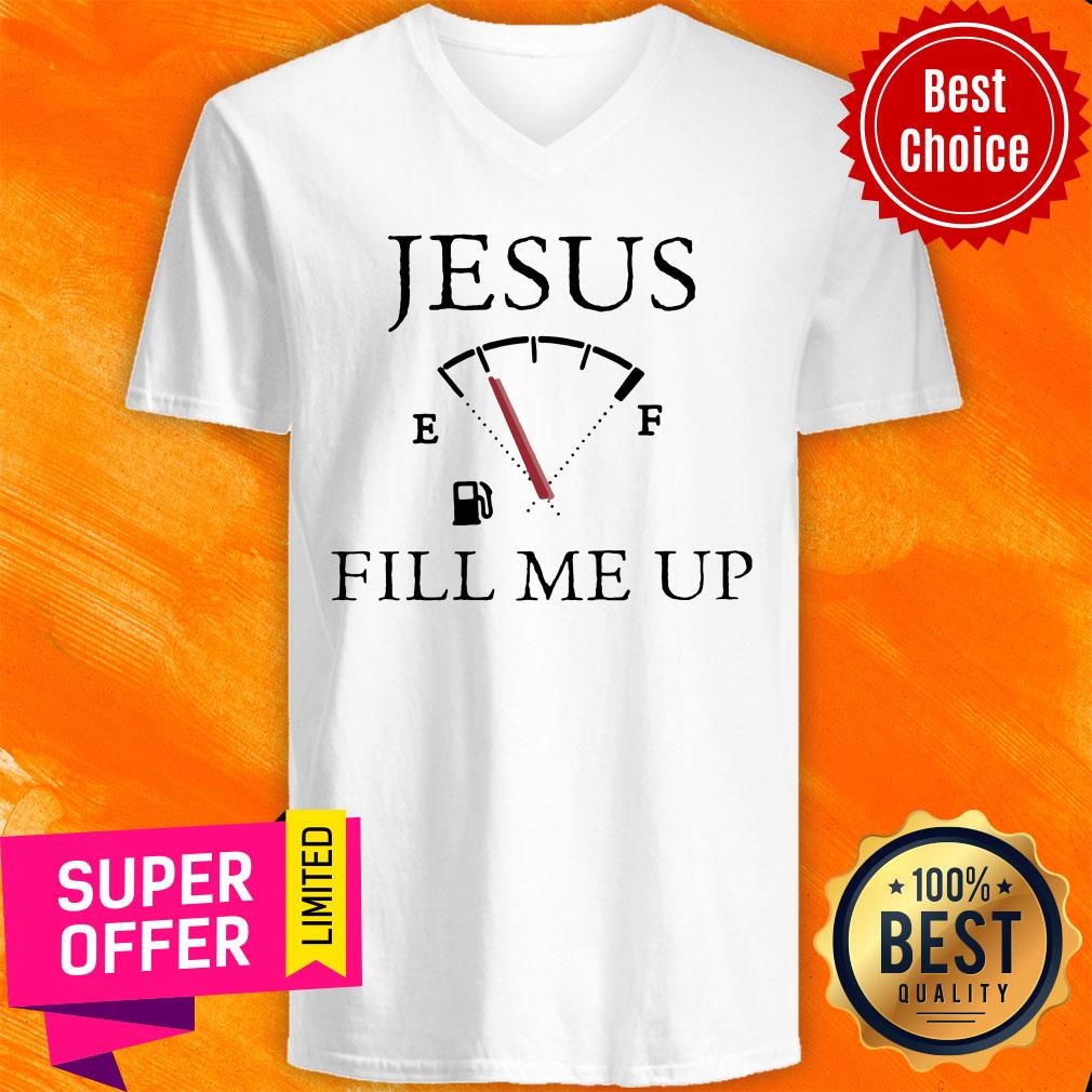 Funny Jesus Fill Me Up Shirt - Image 4