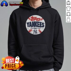 Alternative view of Awesome New York Yankees MLB X Topps Baseball The Real One T-Shirt