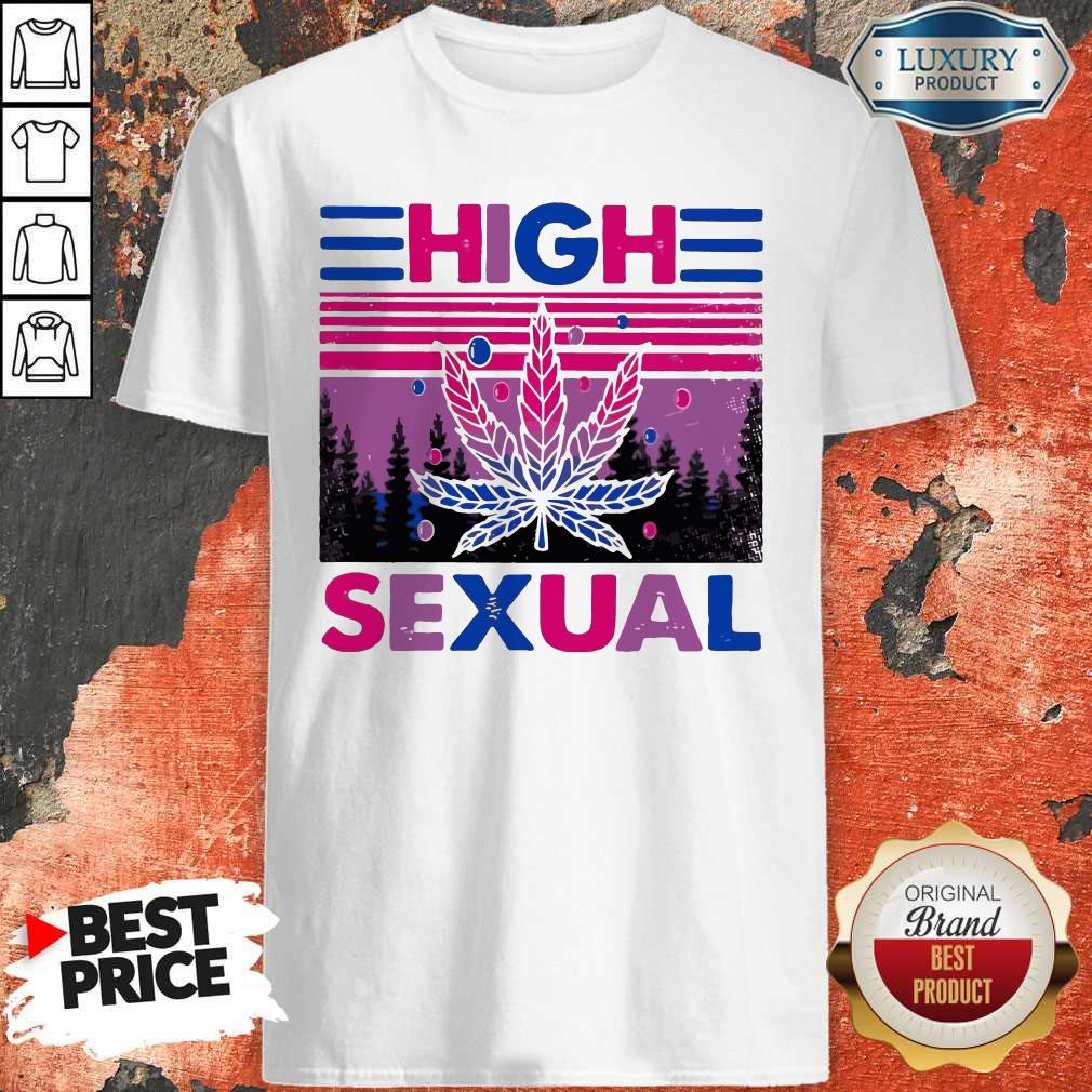 Official LGBT Weed High Sexual Shirt