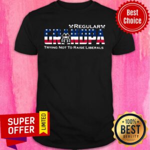 Regular Grandpa Trying Not To Raise Liberals Shirt