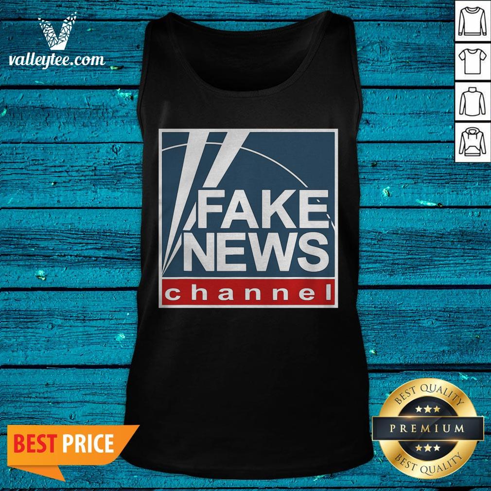 Wonderful Fake New Channel Funny Vote Shirt - Image 3