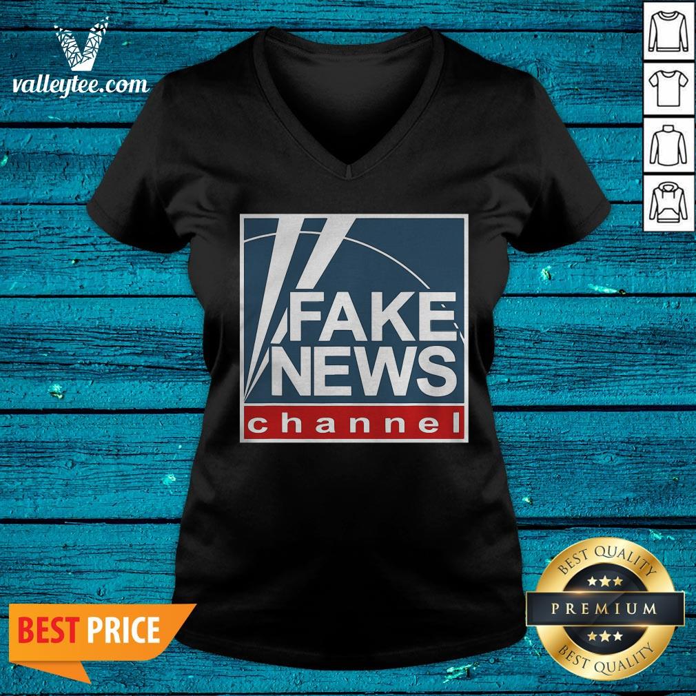 Wonderful Fake New Channel Funny Vote Shirt - Image 2