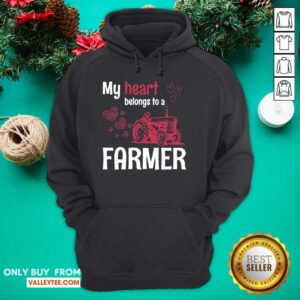 Alternative view of Premium My Heart Belongs To As Farmer Shirt