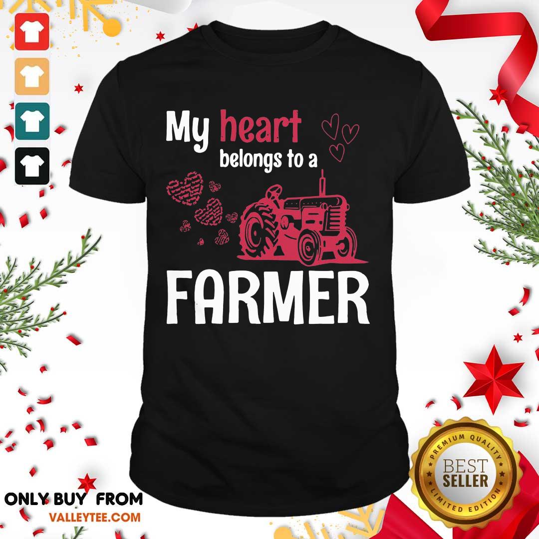 Premium My Heart Belongs To As Farmer Shirt
