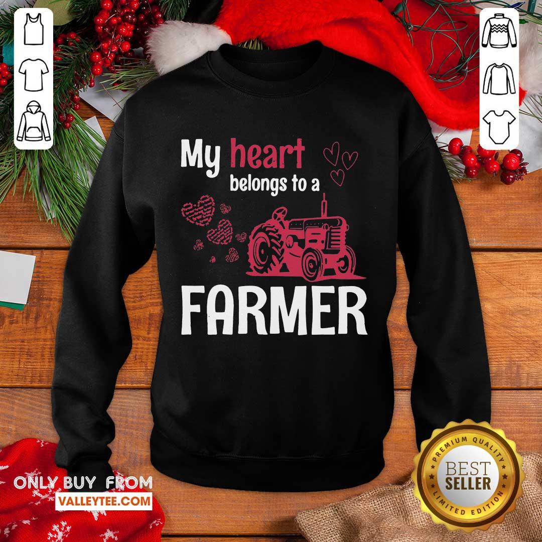 Premium My Heart Belongs To As Farmer Shirt - Image 5