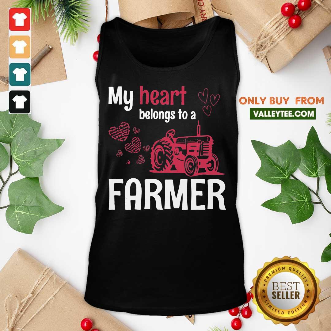 Premium My Heart Belongs To As Farmer Shirt - Image 4