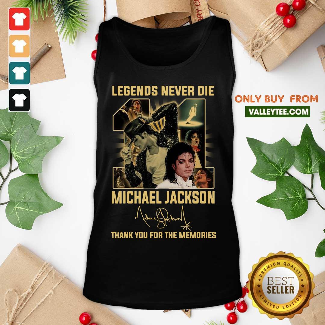 Pretty Michael Jackson 11 Legend Never Die Signature Thank Shirt - Image 5