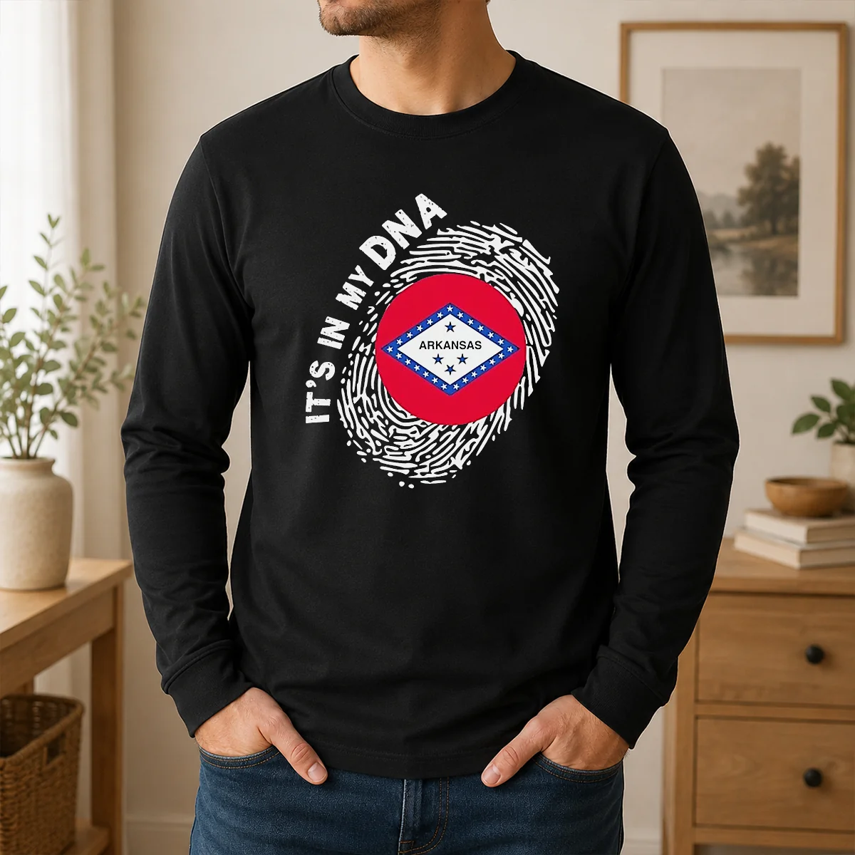 Funny It's In My DNA Arkansas Shirt - Image 6