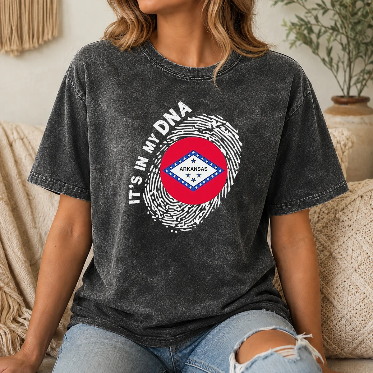Funny It's In My DNA Arkansas Shirt - Image 8