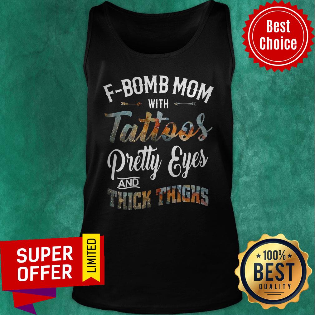F Bomb Mopom With Tattoos Pretty Eyes And Thick Things Shirt - Image 4