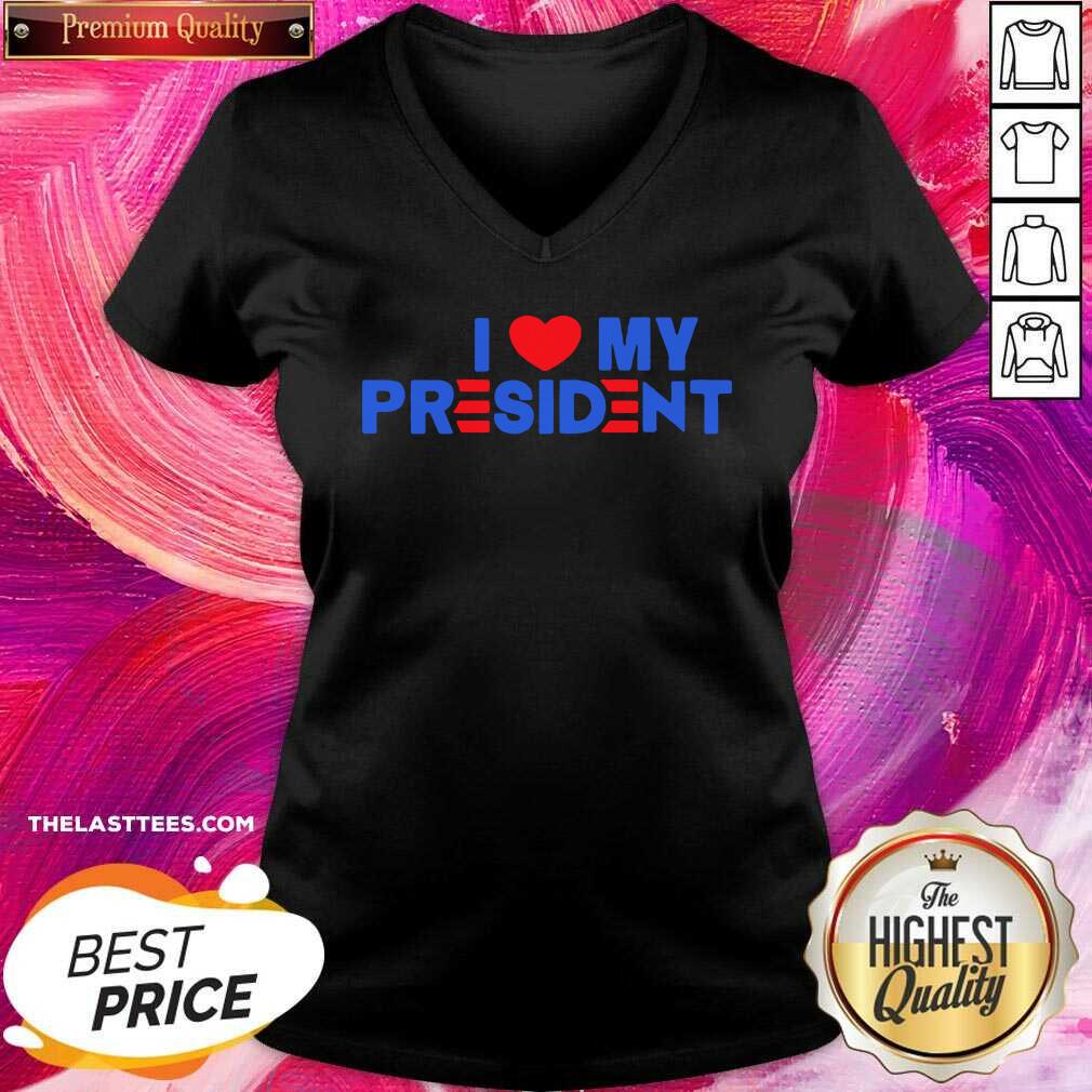Nice I Heart My President 2021 Shirt - Image 5