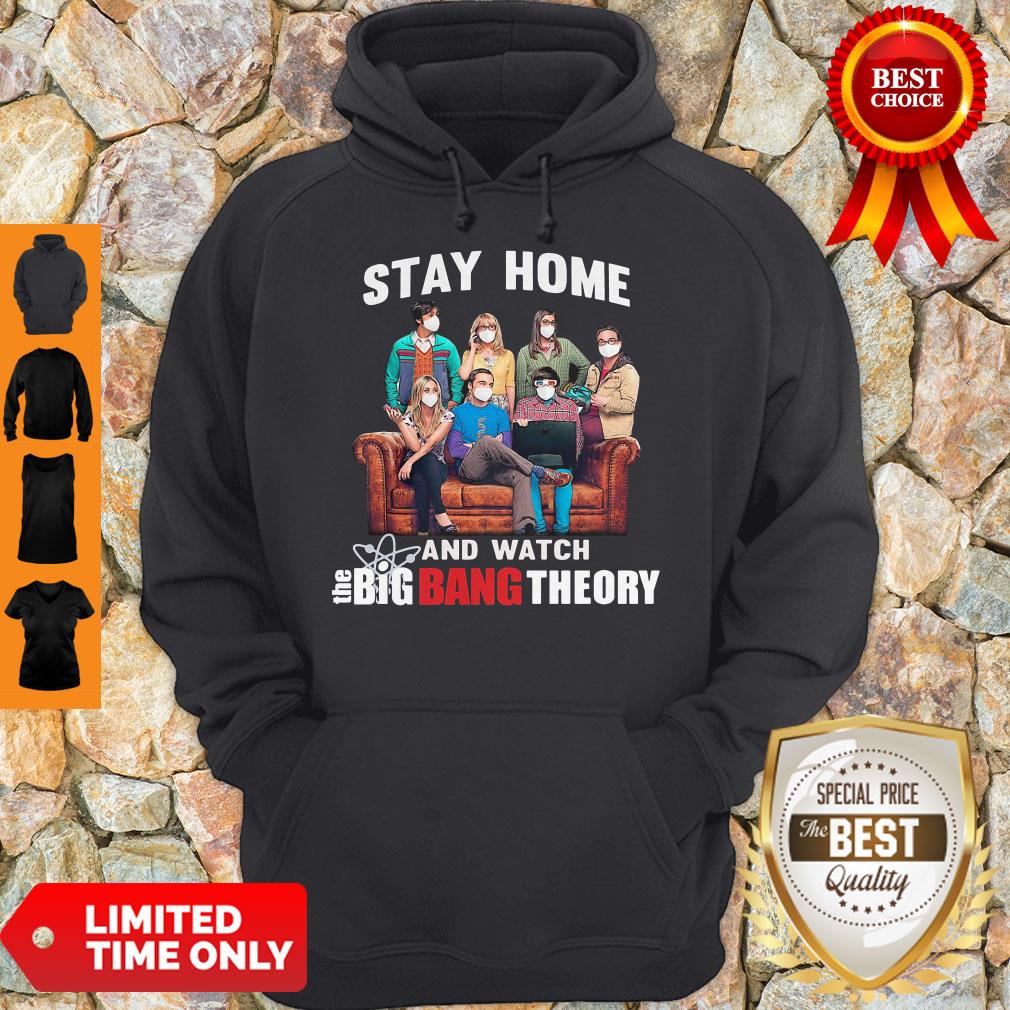 Official Stay Home And Watch The Big Bang Theory Shirt - Image 3