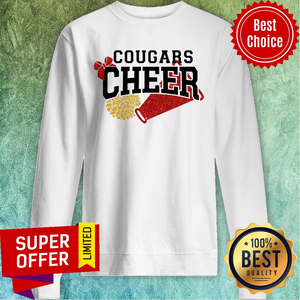 Nice Cougars Cheer Shirt - Image 5