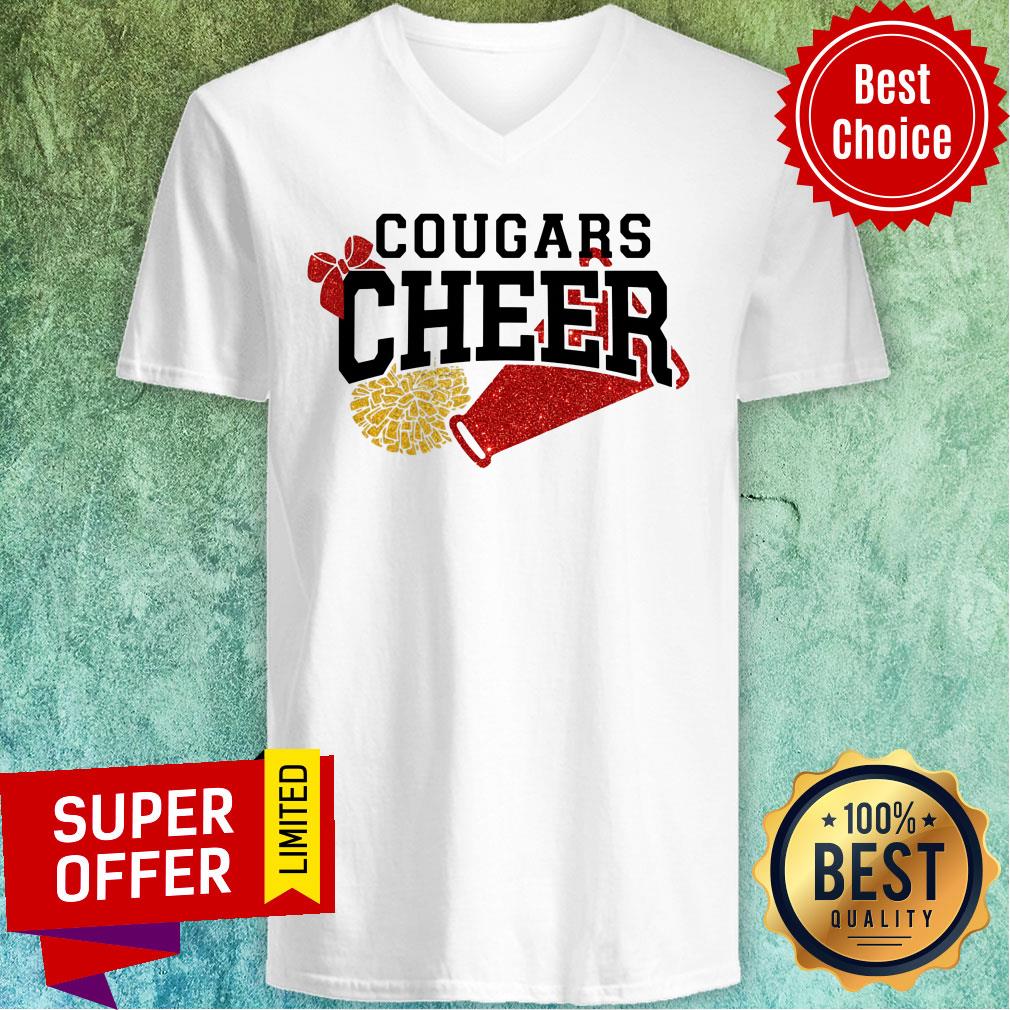 Nice Cougars Cheer Shirt - Image 3