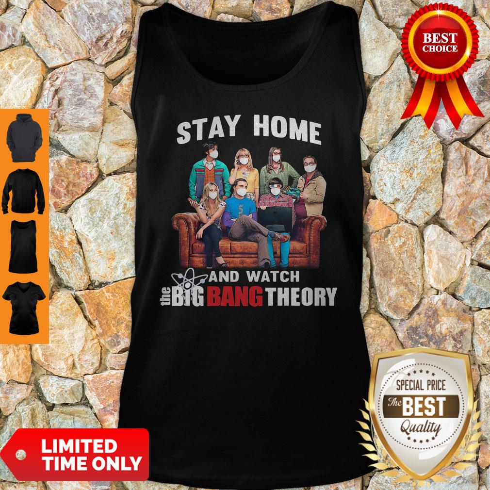 Official Stay Home And Watch The Big Bang Theory Shirt - Image 4