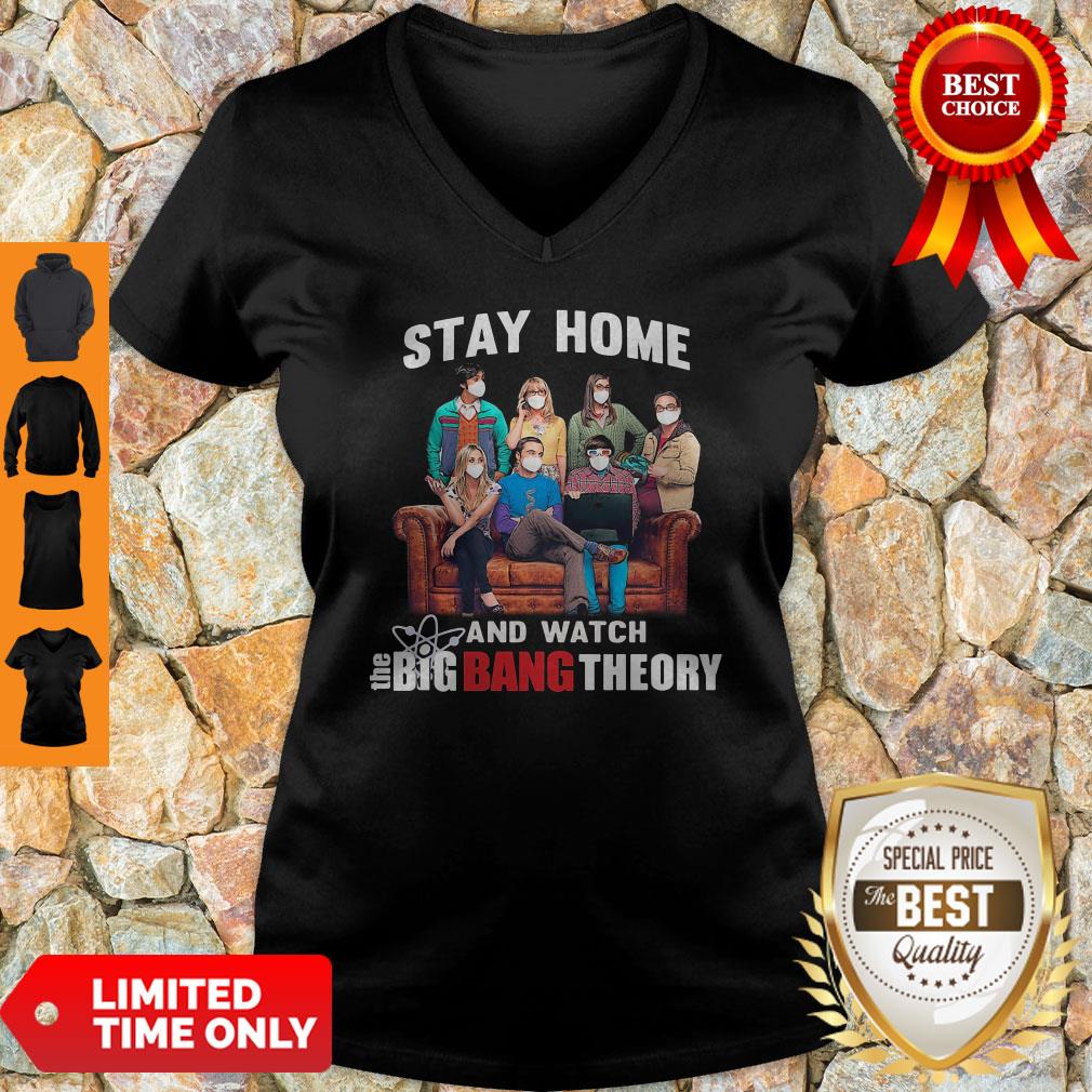 Official Stay Home And Watch The Big Bang Theory Shirt - Image 5