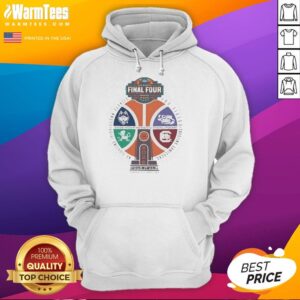Alternative view of Nice NCAA Women's Final Four Phoenix 2026 Four It All Basketball Trophy Logo T-Shirt