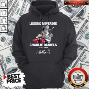 Alternative view of Legend Never Die Charlie Daniels 1936-2020 Signature Shirt