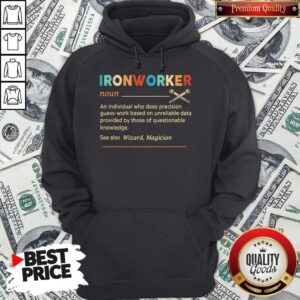 Alternative view of Official Ironworker Definition Shirt
