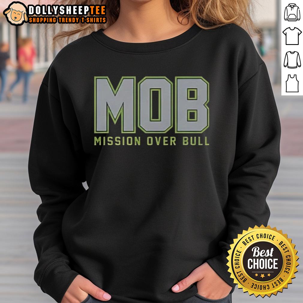 Nice Mob Mission Over Bull Seattle Seahawks T-Shirt - Image 5
