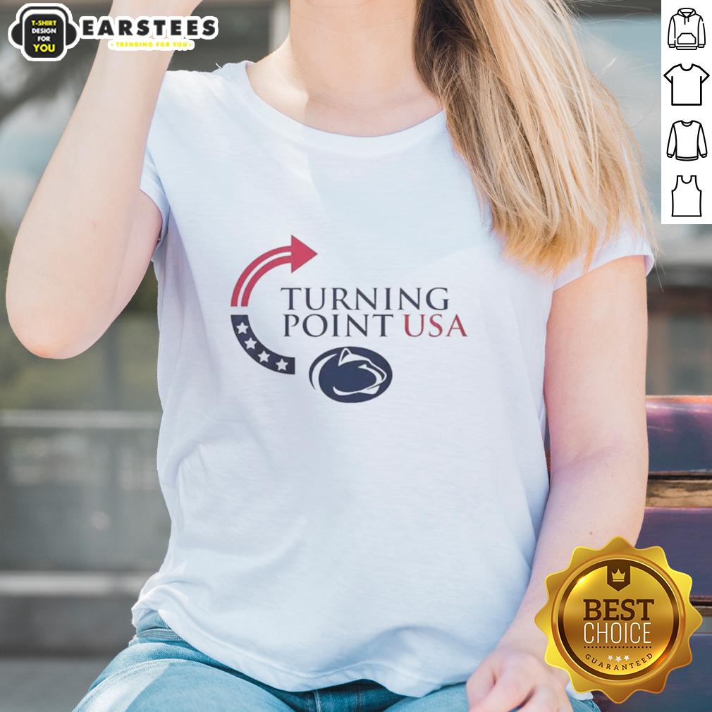 Premium Penn State Nittany Lions X Freedom Turning Point Usa Charlie Kirk T-Shirt - Image 3