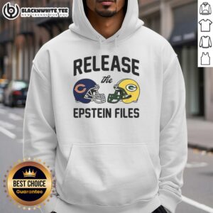 Alternative view of Awesome Chicago Bears Vs Green Bay Packers Release The Epstein Files T-Shirt