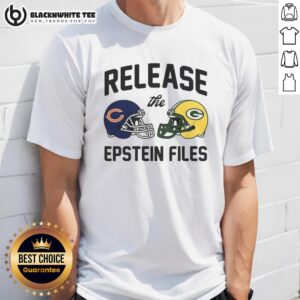 Awesome Chicago Bears Vs Green Bay Packers Release The Epstein Files T-Shirt