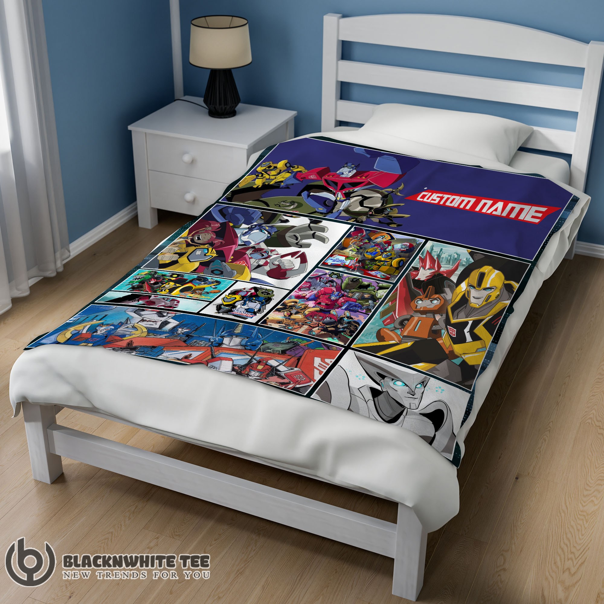 Official Premium Transformers Animated Characters Blanket Fleece Customized Blanket - Image 2