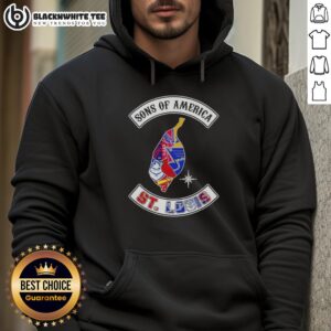 Alternative view of Top Son Of America St. Louis Map Sports Logos Combine T-Shirt