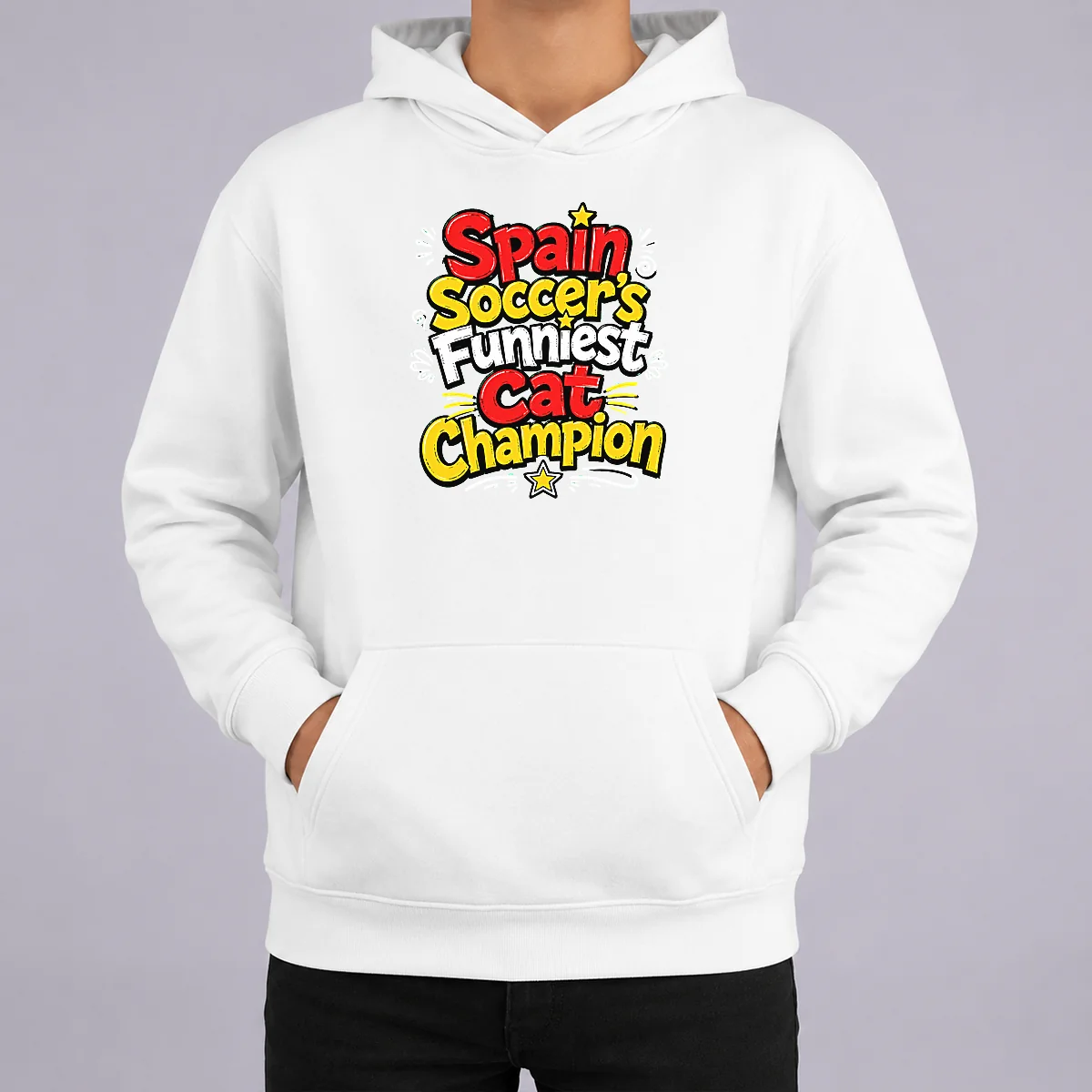 Top Nice Spain Soccer Cat Champion Funny Meme Doodle Shirt - Image 5