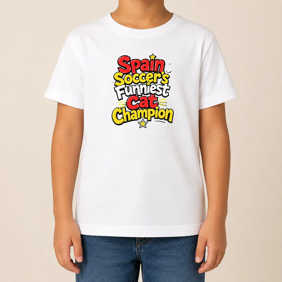 Top Nice Spain Soccer Cat Champion Funny Meme Doodle Shirt - Image 9