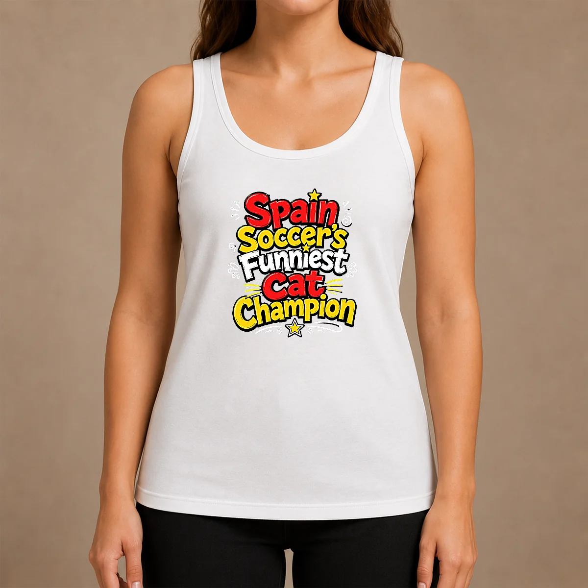 Top Nice Spain Soccer Cat Champion Funny Meme Doodle Shirt - Image 3